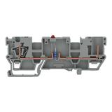 X-COM złączka bazowa 1-przewodowa/1-pinowa z LED szara /50szt./ WAGO
