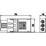BT/F-GST 18I 3P, ELEMENT GNIAZDA 3-POL.