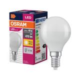 Lampa LED VALUE Classic P40 non-dim plastik 4,9W 827 E14