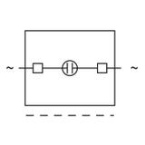 Moduł diodowy z neonówką 220V AC 280‑801/281‑417 /100szt./ WAGO