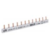 Szyna łączeniowa sztyftowa 1P 100A 16mm2 (12 mod.) IZS16/1F/12 (0,21) 002921110 ETI