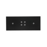 Simon 54 Touch Panel dotykowy S54 Touch 3 moduły 1 pole dotykowe + 4 pole dotykowe + 1 pole dotykowe zastygła lawa DSTR3141/73 KONTAKT