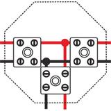 PIP-1AN R3x2x4 Puszka przeciwpożarowa, ośmiokątna, E90, rozgałęźna, 3x2x4 mm2, 123x115x28mm - kolor