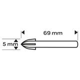 Wiertło uniwersalne HM, 5 mm