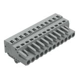Gniazdo MCS‑MIDI Classic 12‑biegunowe szare raster 5mm 231‑112/008‑000 /25szt./ WAGO