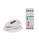 Regulator temperatury - zakres temperatur 30-60stC montaz na szynie DIN styk: 1Z/R 230V AC RT-822 F&F