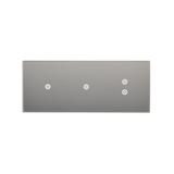 Simon 54 Touch Panel dotykowy S54 Touch 3 moduły 1 pole dotykowe + 1 pole dotykowe + 2 pola dotykowe pionowe srebrna mgła DSTR3113/71 KONTAKT