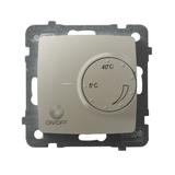 KARO Regulator temperatury z czujnikiem napowietrznym - kolor ecru perłowy