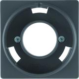 BERKER Q.x Płytka czołowa do sygnalizatora świetlnego E14 antracyt aksamit lakierowana 11986086 HAGE