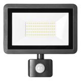 FARO S LED 50W naświetlacz z PIR 4000lm IP44 4000K aluminium + szkło AD-NL-6255BLR4 ORNO