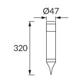 Lampa solarna LED HEL LED 32 0,06W CW