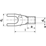 KOŃCÓWKA APARATOWA KNA 6 - 2,5 (100 SZT.)