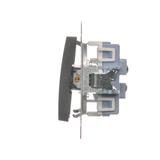 Simon 54 Łącznik schodowy podwójny 10A 250V zaciski śrubowe antracyt DW6/2.01/48 KONTAKT