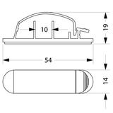 Uchwyt kablowy samoprzylepny otwierany UKSot-3-20 szt-37.33 OPATÓWEK