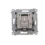 Simon 54 Gniazdo antenowe R-TV przelotowe tłumienie TV i R 10 dB czarny