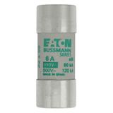 CYLINDRICAL FUSE 22 x 58 6A AM 690V AC Wkładka cylindryczna 22 x 58mm 6A AM 690V AC C22M6 EATON