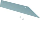 tehalit.AK Końcówka 1-str skos pokrywy 150X40mm stal AKE1500401 HAGER