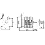 Łuk 25-41a Zmiana kierunku obrotów L-0-P 922526 ELEKTROMET