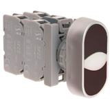 PRZYCISK DWUKLAWISZOWY 1 ZWIER 1ROZWIER BIAŁO-BIAŁY