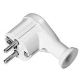 Wtyczka kątowa Uni-Schuko biała OR-AE-13261/W ORNO