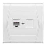 GPT FESTA RJ45 KOMPUTEROWE BIAŁE