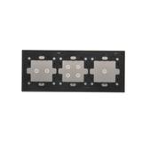 Simon 54 Touch Panel dotykowy S54 Touch 3 moduły 1 pole dotykowe + 4 pole dotykowe + 2 pola dotykowe poziome srebrna mgła DSTR3142/71 KONTAKT