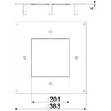 DUG 350-3 4SL Pokrywa montażowa do wyż.obc.