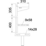 AWSS/31, WSPORNIK ŚCIEN.WYK.CIĘŻ.310 FT