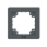 DECO Ramka pośrednia do łączników IP44 grafitowa mat