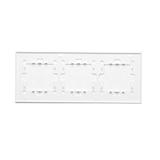 Simon 54 Touch Panel dotykowy S54 Touch 3 moduły 2 pola dotykowe poziome + 4 pola dotykowe + 4 pola dotykowe biała perła DSTR3244/70 KONTAKT