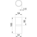 SV50 W G, Mufa rurowa