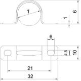 605, OBEJMY MOCUJĄCE 7MM OC.GAL.