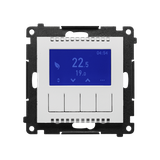 Simon 55 Termostat programowalny z wyświetlaczem Jasnoszary mat TETD1A.01/114 KONTAKT