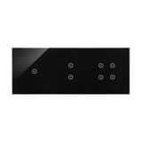 Simon 54 Touch Panel dotykowy S54 Touch 3 moduły 1 pole dotykowe + 2 pole dotykowe pionowe + 4 pola dotykowe zastygła lawa DSTR3134/73 KONTAKT