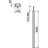 ISSOG70140RW, Kolumna zasilająca