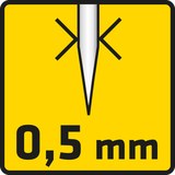 Nóż z ostrzem łamanym 18 mm, 3 ostrza