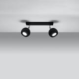 Sollux Plafon OCULARE 2 czarny SL.0444