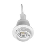 Oprawka remontowa E27 z kołnierzem, biała LH/E27-27/W/PZ ORNO