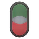 M22S-DDL-GR Napęd przycisku podwójny zielony/czerwony z podświetleniem z samopowrotem 216699 EATON