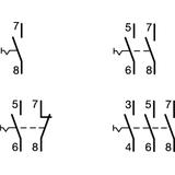 Przełącznik przyciskowy 1NO+1NC Ith=16A 230VAC SVN352 HAGER