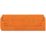 ścianka końcowa pomarańczowa