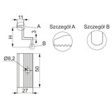 Boczny uchwyt panale BUF38