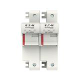 2 Pole 22x58 MFH Podstawa wkładki cylindrycznej 22x58 2P 125A 690VAC CH222DU EATON