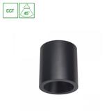 CHLOE COMPLETE NATYNKOWA 7W CCT 230V 45ST IP20 UGR<19 FI90X100MM CZARNY OKRĄGŁA