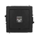 DECO Mechanizm gniazda komputerowego pojedynczego 1xRJ45, kat. 5e, ekranowany, 8-stykowy, bez pola o