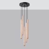 Sollux Lampa wisząca PASTELO 5P drewno SL.1270