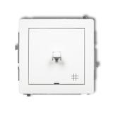 DECO Mechanizm łącznika krzyżowego w stylu amerykańskim biały mat