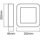 ENDURA STYLE SQUARE 13W DG LEDV Oprawa zewnętrzna