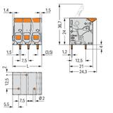 złączka do płytek drukowanych