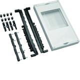 univers N Blok dla szyn zbiorczych poziomych 60mm 1xNH12 z przez. szybą 450x250mm UE31E9 HAGER